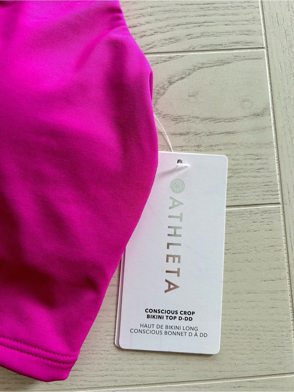 Athleta Conscious Crop Bikini Top D-DD - Picture 3 of 6